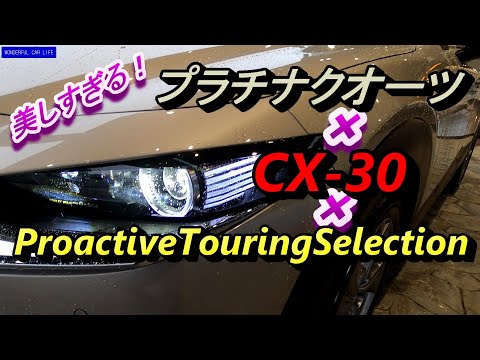 2021年改良！マツダCX 30プラチナクォーツメタリック×美しい色合いを見る動画！PTS（プロアクティブツーリングセレクション）