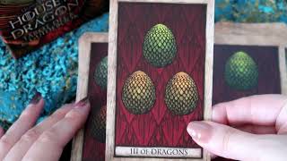 House Of The Dragon Tarot Cards 🐉 Deck Flip Through Review Unboxing