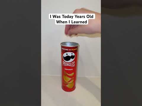 I Was Today Years Old When I Learned #pringles #relatable #lifehack