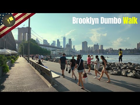 Explore NYC Like a Local - Brooklyn Walking in Dumbo 4K virtual Tour