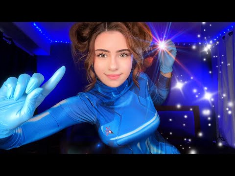 ASMR ALIEN FULL BODY EXAM 👽 Medical Exams, Cranial Nerve Examination, Eye Exam & Light Tests ✿