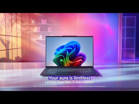 Introducing the Lenovo Yoga Slim 7i  Aura Edition - Your Aura is Limitless