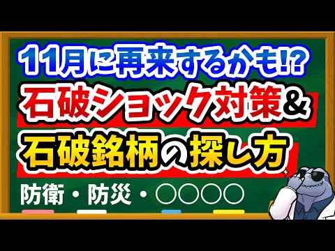 【実は爆上げ！？】石破ショック要因と対策＆石破銘柄の探し方を徹底解説！11月に再来する可能性高いです…