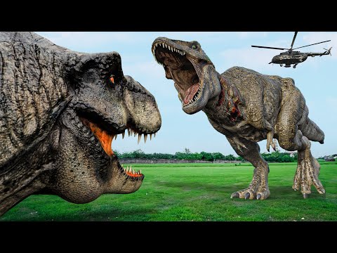 T-Rex Chase - Part #720 - Jurassic World Dinosaur Fan Movie | Dinosaur