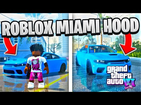 I MADE MY OWN GANG IN THIS NEW MIAMI ROBLOX HOOD GAME (ROBLOX GTA 6)