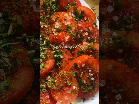 टेस्टी टमाटर सलाद रेसिपी /#shorts #cookinghealthy22