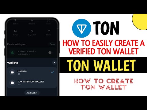 How To Create TON Wallet || Easily Create Verified Ton Wallet @CryptoDadd