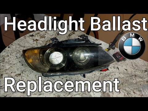 BMW E90 E92 E93 Headlight Ballast Replacement