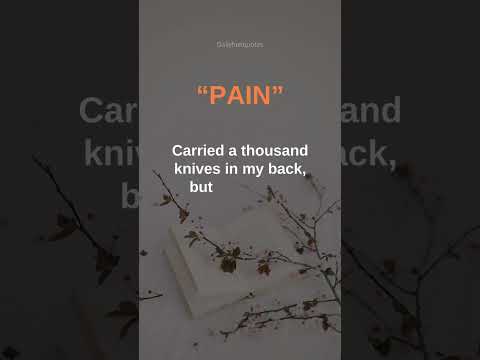 Pain #lifequotes #ytshorts #bettereveryday #shortsfeed #dailyquotes #dailyfuelquotes #facts