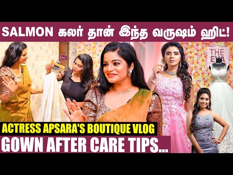 3 நாளில் Wedding White Gown டிசைன் பண்ணிக் கொடுத்திருக்கேன்! - Apsara's Bridal Boutique Interview