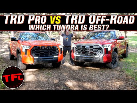 2022 Toyota Tundra TRD Off-Road vs. TRD Pro - You Pay More BUT Do You Really Get More?