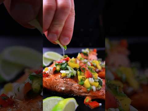 BEER & BBQ: BBQ Salmon with Mango Salsa