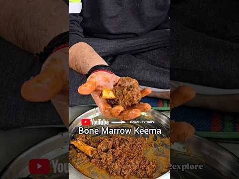 Yeah Mera Experiment Try karo #Mutton #bonemarrow #keema #eating #Recipe #mukbang