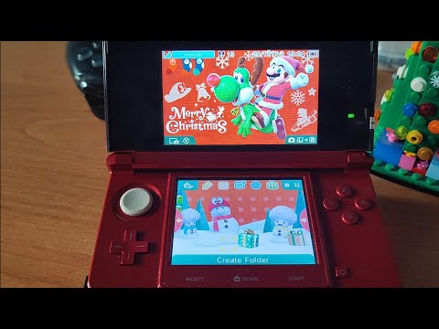 Christmas Styled Themes for Nintendo 3DS Original