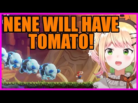 Nene can't outrun the Tomato Stampede