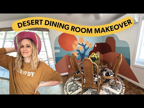 DIY Desert Dining Room Makeover Maximalist Decor