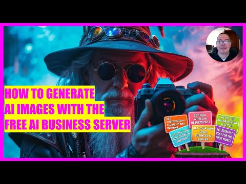 How to generate images with the free AI business server