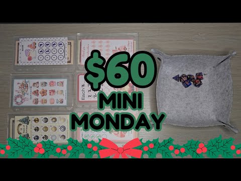 $60 Mini Monday Randomizer🎄| New Challenges | #savings #budgeting #trending