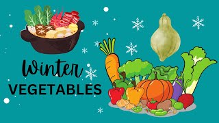 Healthiest Winter Vegetables Name In Suma English Vocabulary