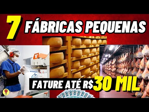 7 Fábricas Pequenas e Lucrativas para Você Empreender