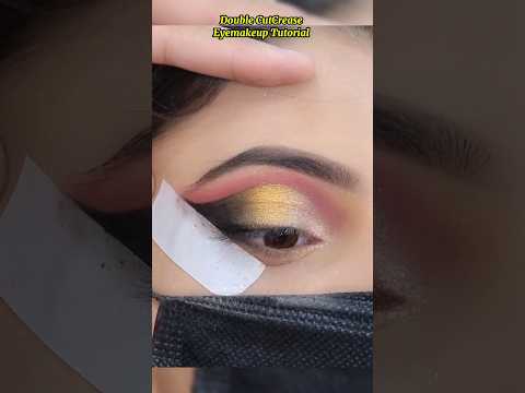 How to use Scotch Tape for perfect Eye Corner... #shorts #Eyemakeup #cutcrease #asmakhan #makeup