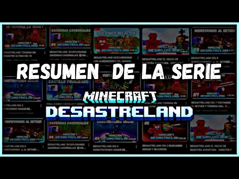 RESUMEN 1 MINECRAFT DESASTRELAND - MOMENTOS CLAVES DE LA SERIE - JEREMY WOLF Y ALEX EL JIZUS