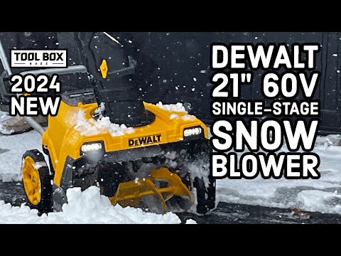 Dewalt 21" 60v Single-Stage Snow Blower