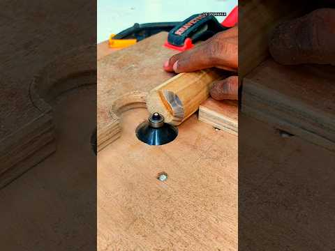 Simple trim rauter technique #woodwork #asmr #shorts