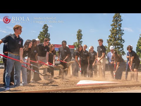 Groundbreaking for the Snyder School of Cinema & Media Arts