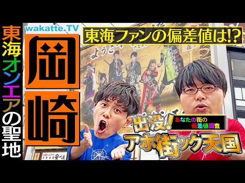 【東海オンエアの聖地】無理やりコラボ！？愛知県岡崎市でアホ街！【wakatte TV】#1151