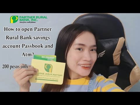 How to open Partner Rural Bank savings account Passbook and Atm? | Cleah Araujo Belloga