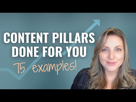 75 Content Pillar Examples | Small Business Social Media Strategy