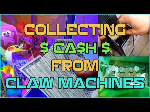 Collecting CA$H From Claw Machines