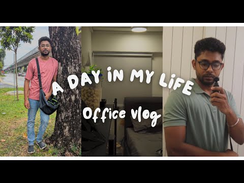 Day In Singapore Office - Get Ready with Me - Office Vlog தமிழ்