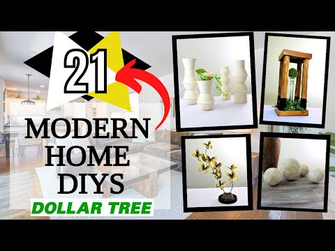 21 UNBELIEVABLY Cheap AND Classy MODERN DIY HOME DECOR/DOLLAR TREE DIYS