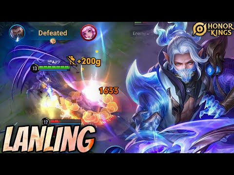 Prince of Lanling New Limited Skin "Shadow Dragon" Full Gameplay 🔥 - Honor of Kings