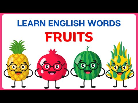 Fruits Name | Kids Vocabulary | Learn English for kids | English Learning | English Vocabulary