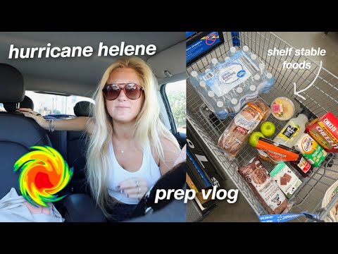 prepping for hurricane helene - florida diaries