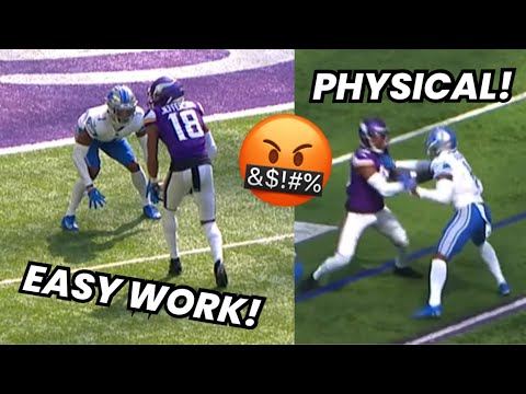 Justin Jefferson ‘SHUT DOWN’ Vs Jeff Okudah 🥵 (WR vs CB) 2022 Lions Vs Vikings Highlights