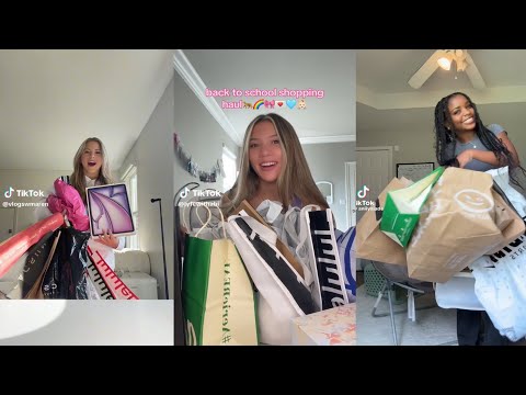 Back to school haul - TikTok compilation