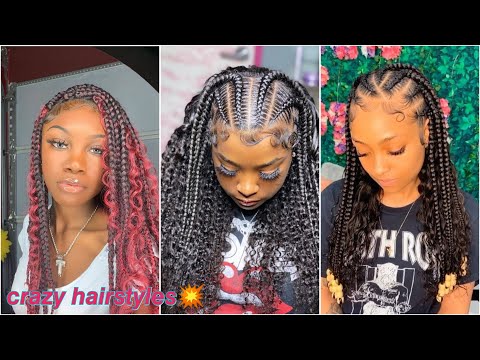 🔞New trendy cute braiding hairstyles compilation 2021🔥 | beuatiful braid tutorial |easy & quick