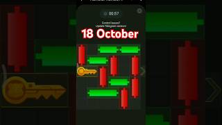 18 October hamster kombat mini game puzzle || mini game key