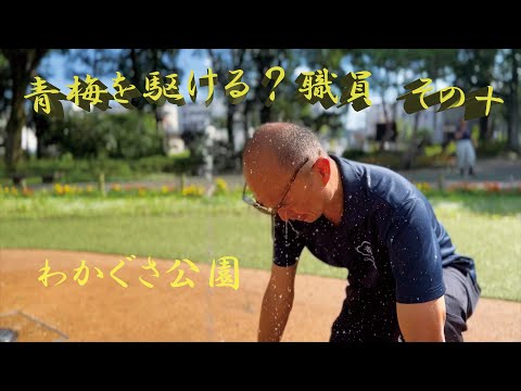 青梅を駆ける職員（その十・わかぐさ公園）