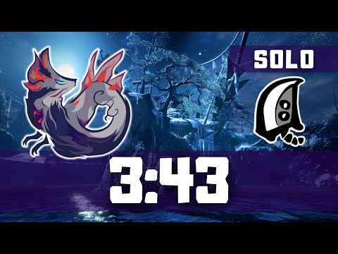 【MHRise】Apex Mizutsune Solo Great Sword 3:43 (TA Wiki Rules) | ヌシ・タマミツネ 大剣ソロ