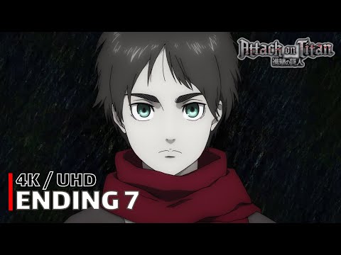 Attack on Titan - Ending 7 【Akuma no Ko】 4K / UHD Creditless | CC