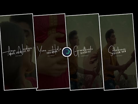 New Trending Editing Alight motion in kannada XML preset Instagram and YouTube #alightmotion