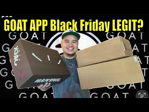 CRAZY GOAT APP W! IS GOAT APP BLACK FRIDAY LEGIT? TRAVIS SCOTT SNEAKER HAUL