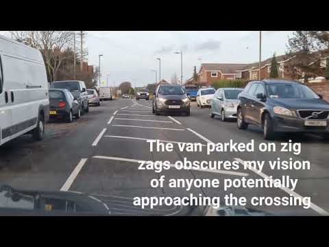 Don't park on the zig zags of a zebra crossing! This is why.