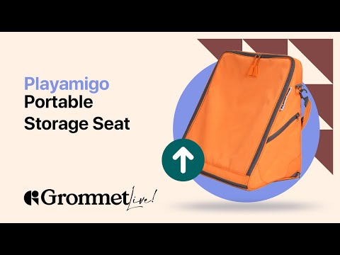 Playamigo Portable Outdoor Seat with Storage for All Your Things | Grommet Live