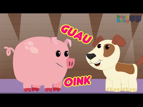 🐷🐶🐱 En el Arca de Noe - Canción Para Aprender Los Sonidos de los Animales - Estimulación Temprana